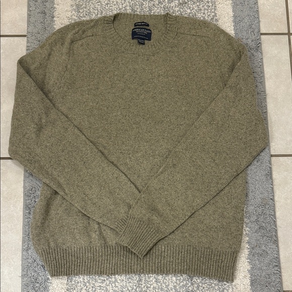 American Eagle Outfitters Other - American Eagle Outfitters Men's Olive Crewneck Vintage Slim Fit Sweater